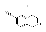 1,2,3,4-Tetrahydroisoquinoline-6-carbonitrile hydrochloride Structure