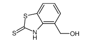 2(3H)-Benzothiazolethione,4-(hydroxymethyl)-(9CI) structure