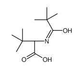 (2S)-2-(2,2-dimethylpropanoylamino)-3,3-dimethylbutanoic acid结构式