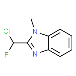 1H-Benzimidazole,2-(chlorofluoromethyl)-1-methyl-(9CI) picture