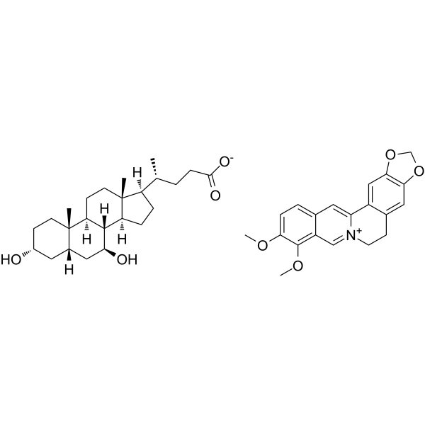 Berberine ursodeoxycholate结构式