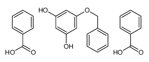 benzoic acid,5-phenylmethoxybenzene-1,3-diol结构式