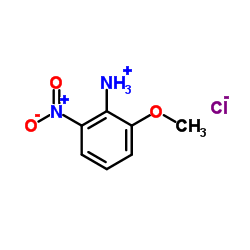 BENZENAMINE, 2-METHOXY-6-NITRO-, MONOHYDROCHLORIDE结构式