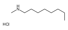 N-methyloctan-1-amine,hydrochloride Structure