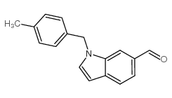 1-(4-methylbenzyl)-1H-indole-6-carbaldehyde Structure