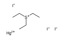 Triethylsulfonium triiodomercurate(1-)结构式