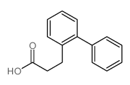 3-(2-phenylphenyl)propanoic acid Structure