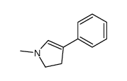 1-methyl-4-phenyl-2,3-dihydropyrrole Structure