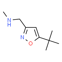 3-Isoxazolemethanamine,5-(1,1-dimethylethyl)-N-methyl-(9CI)结构式