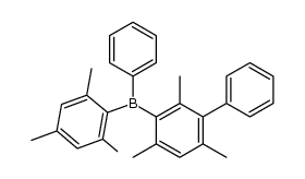(2,4,6-trimethyl-3-biphenylyl)-mesitylphenylborane结构式
