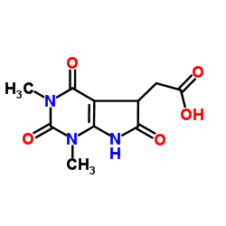 (1,3-DIMETHYL-2,4,6-TRIOXO-2,3,4,5,6,7-HEXAHYDRO-1H-PYRROLO[2,3-D]PYRIMIDIN-5-YL)-ACETIC ACID结构式