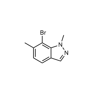 7-溴-1,6-二甲基-吲唑结构式