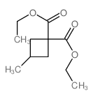 diethyl 3-methylcyclobutane-1,1-dicarboxylate结构式