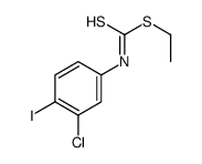 ethyl N-(3-chloro-4-iodophenyl)carbamodithioate Structure