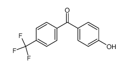 (4-hydroxy-phenyl)[4-(trifluoromethyl)phenyl] methanone Structure