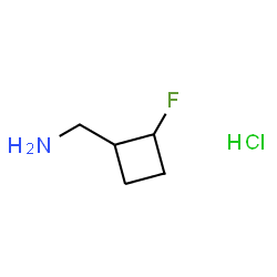 1-(2-fluorocyclobutyl)methanamine hydrochloride结构式