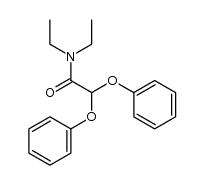 diphenoxy-acetic acid diethylamide结构式