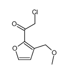 Ethanone, 2-chloro-1-[3-(methoxymethyl)-2-furanyl]- (9CI)结构式