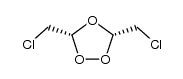 cis-3.5-Bis-chlormethyl-1.2.4-trioxolan结构式