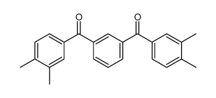 [3-(3,4-dimethylbenzoyl)phenyl]-(3,4-dimethylphenyl)methanone Structure