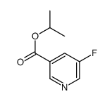 propan-2-yl 5-fluoropyridine-3-carboxylate结构式