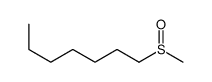 1-methylsulfinylheptane Structure