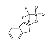 1H-inden-2-yl trifluoromethanesulfonate结构式