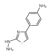 2-HYDRAZINO-4-(4-AMINOPHENYL)THIAZOLE结构式