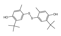 Phenol, 4,4-dithiobis2-(1,1-dimethylethyl)-5-methyl-结构式