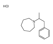 1-(1-phenylpropan-2-yl)azepane,hydrochloride结构式