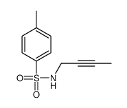 N-but-2-ynyl-4-methylbenzenesulfonamide结构式