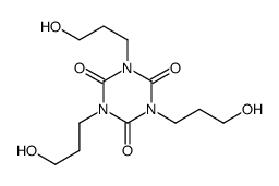 1,3,5-tris(3-hydroxypropyl)-1,3,5-triazinane-2,4,6-trione结构式