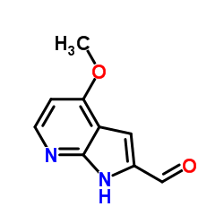 4-甲氧基-1H-吡咯并[2,3-B]吡啶-2-甲醛图片