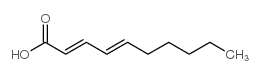 (2E,4E)-2,4-decadienoic acid structure