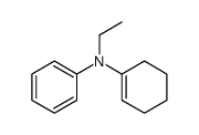 N-(cyclohexen-1-yl)-N-ethylaniline Structure