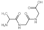 H-ALA-GLY-GLY-OH structure