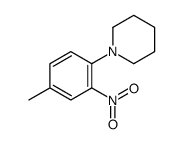 1-(4-methyl-2-nitrophenyl)piperidine Structure