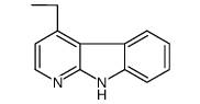 4-ethyl-9H-pyrido[2,3-b]indole结构式