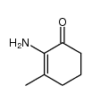 2-amino-3-methylcyclohex-2-en-1-one结构式