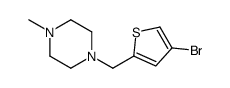 1-((4-BROMOTHIOPHEN-2-YL)METHYL)-4-METHYLPIPERAZINE Structure