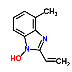 1H-Benzimidazole,2-ethenyl-1-hydroxy-4-methyl-(9CI) Structure