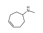 N-methyl-4-cyclohepten-1-amine Structure