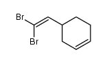 1,1-Dibrom-2-(3-cyclohexenyl)ethylen Structure