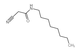2-CYANO-N-OCTYL-ACETAMIDE结构式