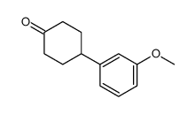 4-(3-methoxyphenyl)cyclohexan-1-one Structure