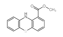 methyl 10H-phenothiazine-1-carboxylate结构式