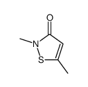 2,5-dimethyl-1,2-thiazol-3-one结构式