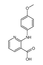 2-((4-methoxyphenyl)amino)nicotinic acid Structure