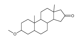 3β-Methoxyandrostan-16-on Structure