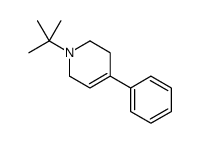 1-tert-butyl-4-phenyl-3,6-dihydro-2H-pyridine Structure
